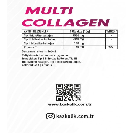 Zeus Nutrition Multi Collagen Powder 300 gr