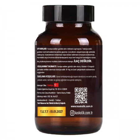 Zeus Nutrition Spektrumlu Mucuna Pruriens 400 mg 60 Kapsül