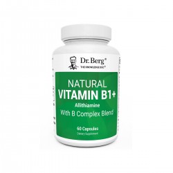 DR.BERG Natural Vitamin B1+ Allithiamine with B Complex Blend – 60 Capsules