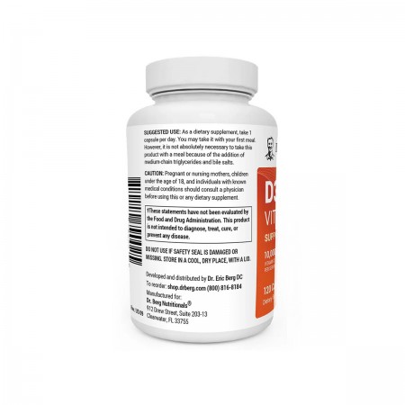 DR.BERG D3 & K2 Vitamin 120 KAPSÜL