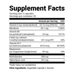 Dr. Berg Benfotiamine 300 mg 90 Kapsül