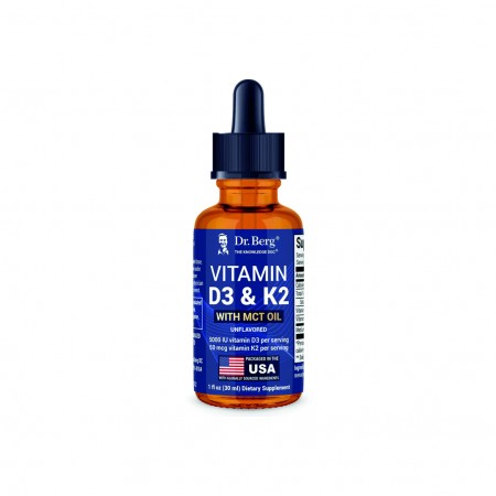 DR.BERG Vitamin D3 and K2 Liquid 30 Ml