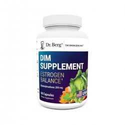DR.BERG DIM Supplement Estrogen Balance with Black Cohosh and Ashwagandha – 60 Capsules