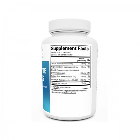 DR.BERG Electrolyte Capsules with Potassium and Magnesium – 160 Vegetable Capsules