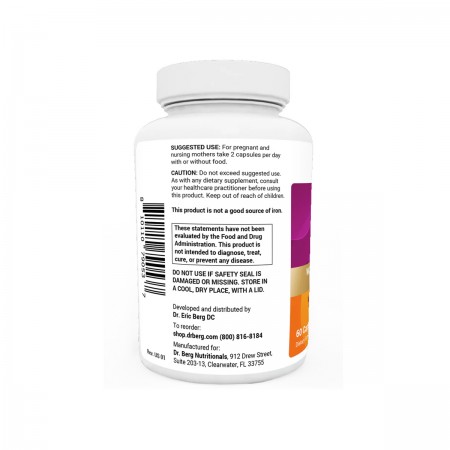 DR.BERG Natural Prenatal Vitamin 60 Kapsül