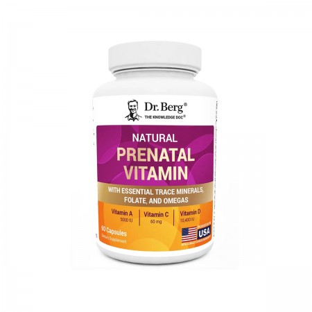 DR.BERG Natural Prenatal Vitamin 60 Kapsül