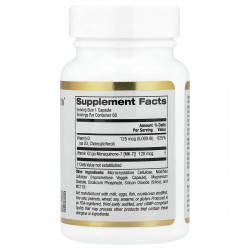 California Gold Nutrition, MK-7 olarak D3 + K2 Vitamini, 60 Bitkisel Kapsül