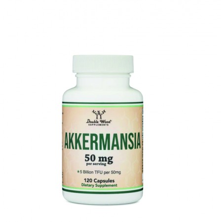 Double Wood Akkermansia Supplement 120 CAPS.