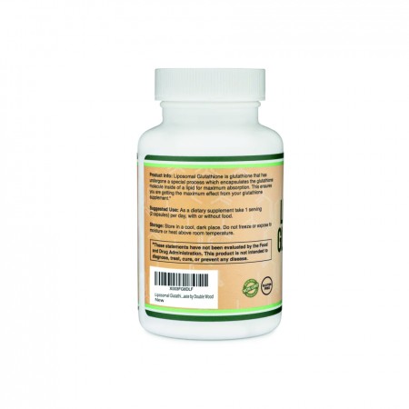 Double Wood Liposomal Glutathione 500mg 60 Kapsül