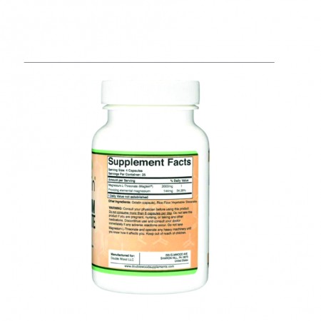 Double Wood Magnesium L-Threonate (Magtein) 120 Kapsül