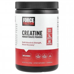 Force Factor Kreatin Monohidrat Tozu Aromasız, 300 g (10,6 oz)