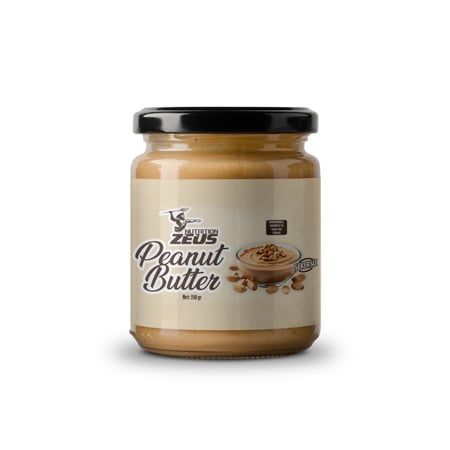 Zeus Nutrition Peanut Butter 350gr Fıstık Ezme Şekersiz Zeus Nutrition Peanut Butter 350gr Fıstık Ezme Şekersiz