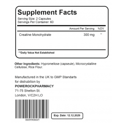 Powerock Citrus Bergamot 60 Kapsül