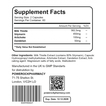 Powerock Liv52 60 Kapsül Karaciğer Koruyucu