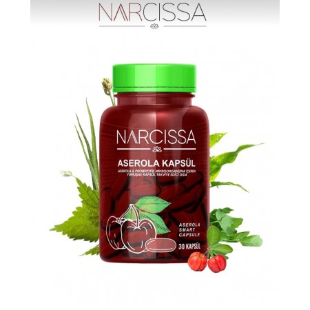 Aserola Kapsulü & Probiyotik Mikroorganizma Içeren Detox 30Kapsülü 
