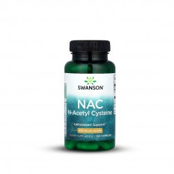 Swanson NAC 600 mg, 60 Veggie Capsules
