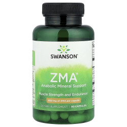 Swanson Vitamins ZMA Anabolic Mineral Support 90 Capsules