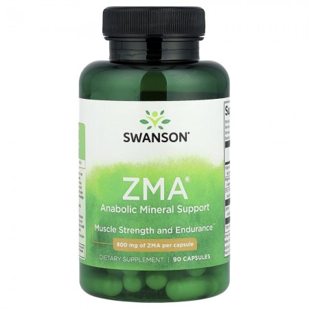Swanson Vitamins ZMA Anabolic Mineral Support 90 Capsules