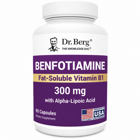 Dr. Berg Benfotiamine 300 mg 90 Kapsül