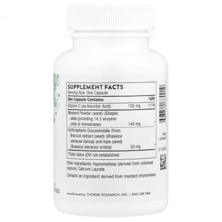 Thorne Broccoli Seed Extract 60 Capsules