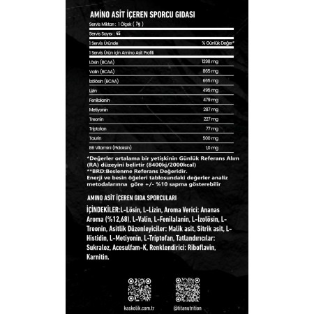 Titan Premium EAA Powder 300 Gr