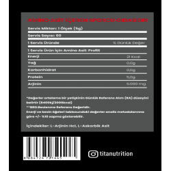 Titan Premium Arginine 300 Gr Titan Premium Arginine 300 Gr