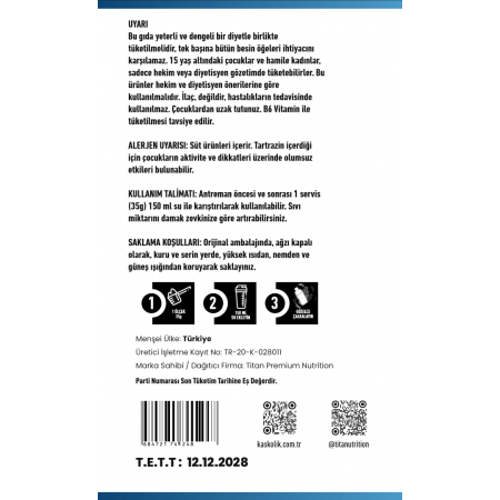 Titan Premium Whey Protein 1000 Gr