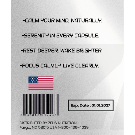 Zeus Nutrition Gaba 60 Kapsül 