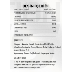 Zeus Nutrition Vitamin C 500mg 60 Kapsül 