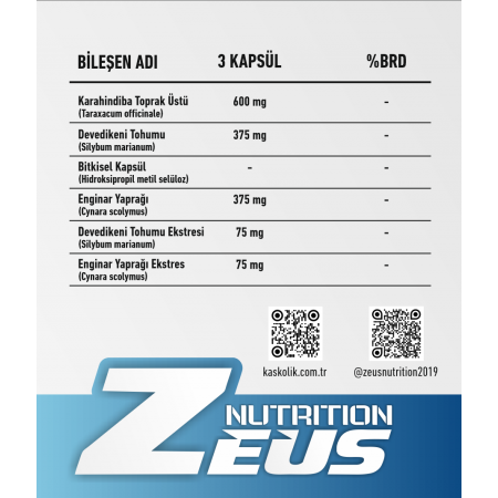 Zeus Nutrition Medan 60 Kapsül